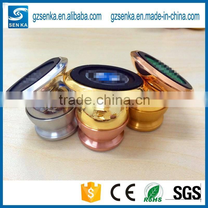 new premium zinc alloy with rhinestone magnetic phone car holder