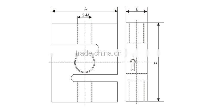GSL302 2000kg Pull force Load cell sensor