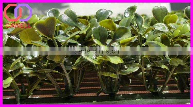 plastic green artificial hedge fence