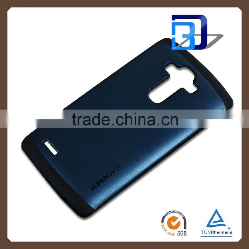 Manufacturer Wholesale Shockproof Heavy Duty Armor case cover 2 in 1 Armor slim case For LG G4 Rugged armor case factory price