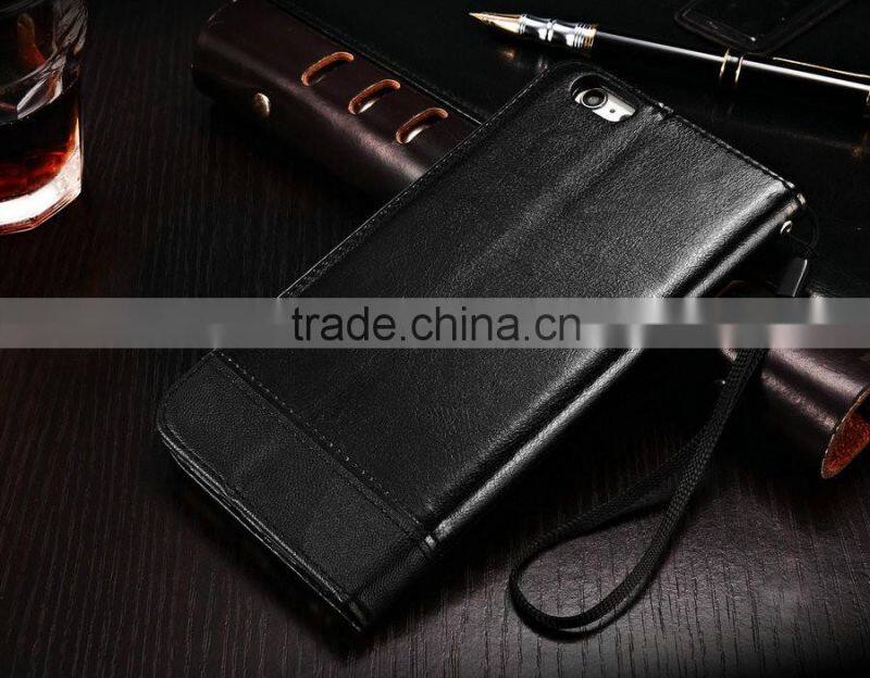 Magnetic Leather Cover Case for iPhone 5 5s SE PU Leather+TPU Cover With Card Holder Wallet Leather Case for iPhone 6 6s 6s Plus