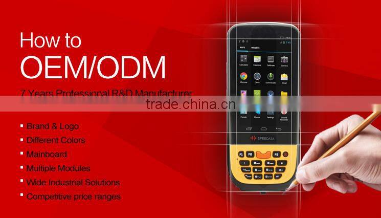 Free SDK Handheld Terminal industrial android uhf rfid reader with gps