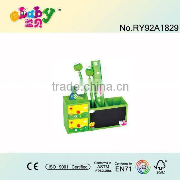 wooden stationery set