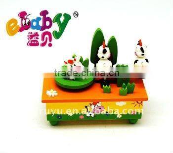 wood apple music box