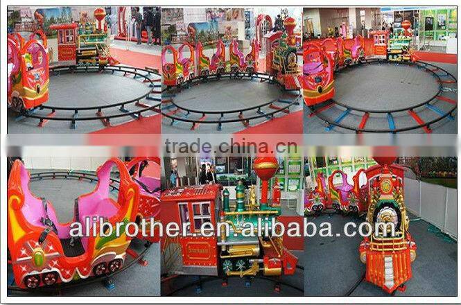 albaba fr outdoor kids amusement rides track train for sale