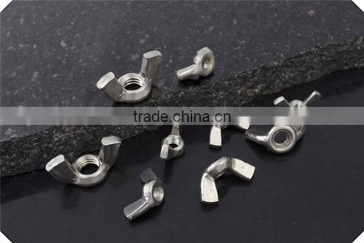 Fashionable forged stainless steel butterfly wing nut