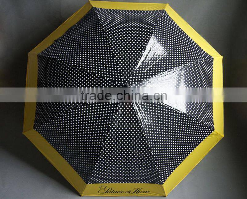Transparent clear golf umbrella advertising golf umbrella big umbrella
