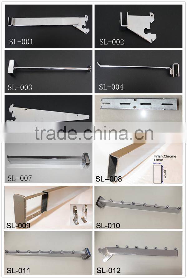 Two hole centre distance 2" hidden rail/track metal upright