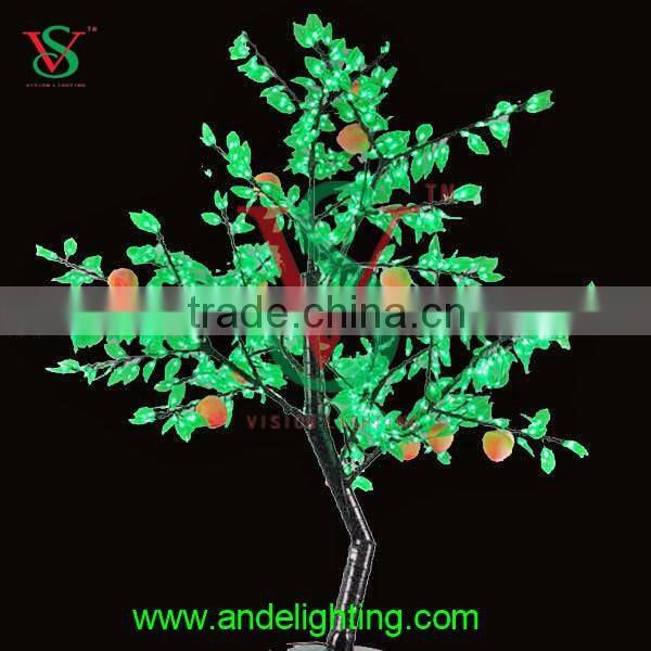 Outdoor artificial led tree light lighted fruit tree