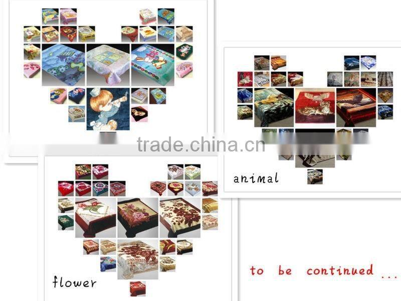 Soft warm polyester polar fleece blanket