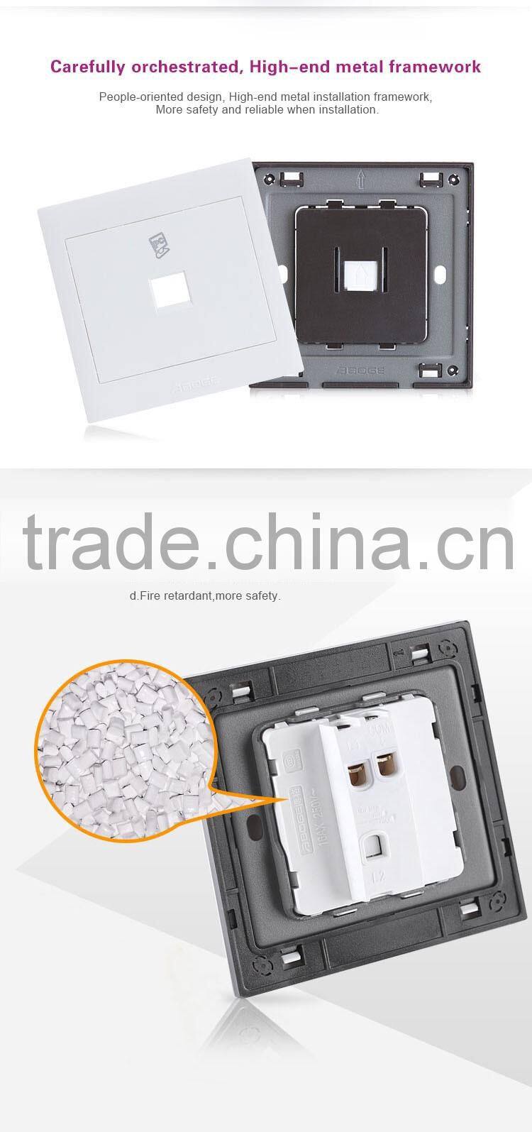 one gang PC socket pressure- line type