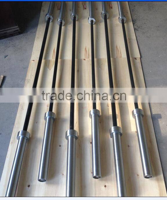 Crossfit Professional 8 Bearings Weightlifting Barbell /competition weight lifting bars /1500LB loading capacity for men OB-86"