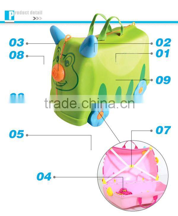 Top quality hot-selling children luggage plastic baby mini toy suitcase