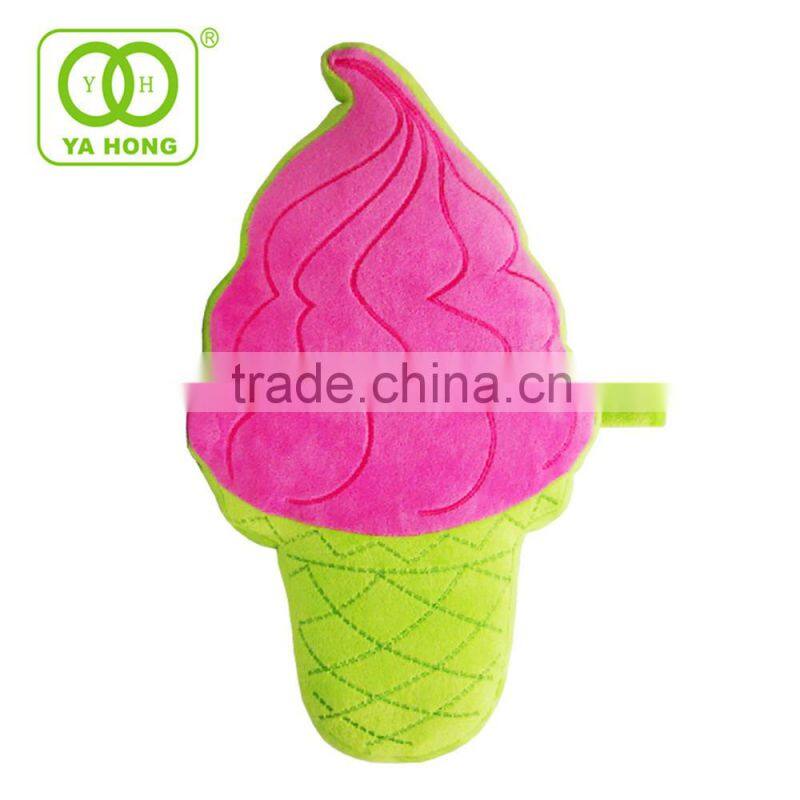 China custom plush flower shape pillow with tiger pattern