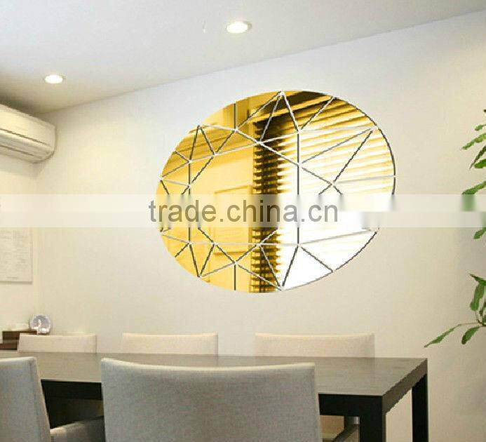 Wall acrylic round mirror stickers (ASA-003)