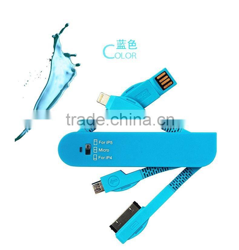colorful multi fuction Swiss knife all in one usb cable