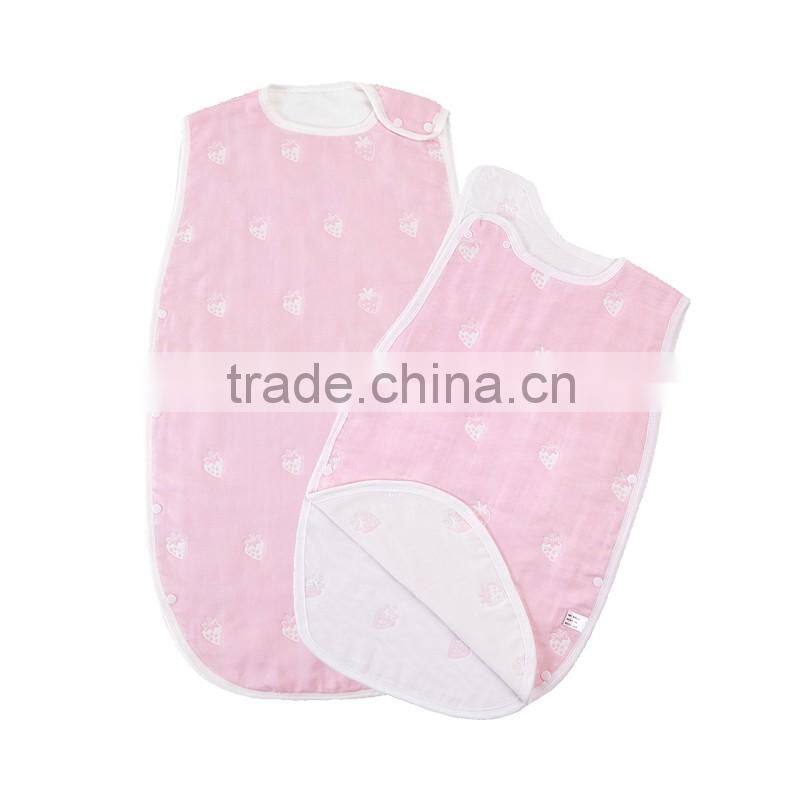 New Arrival Gauze Cotton Kids Cute Sleeping Bag