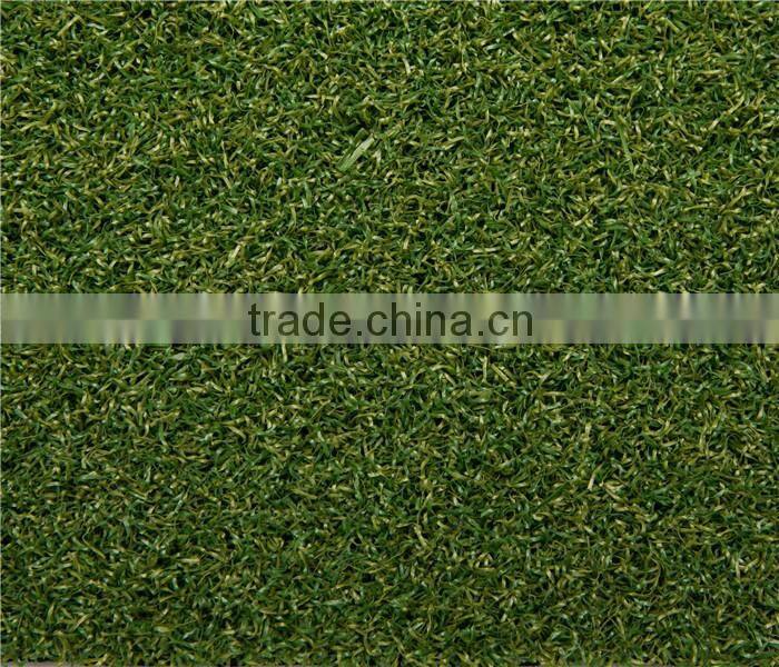 Artificial carpet grass mat curled artificial grass for gate ball use
