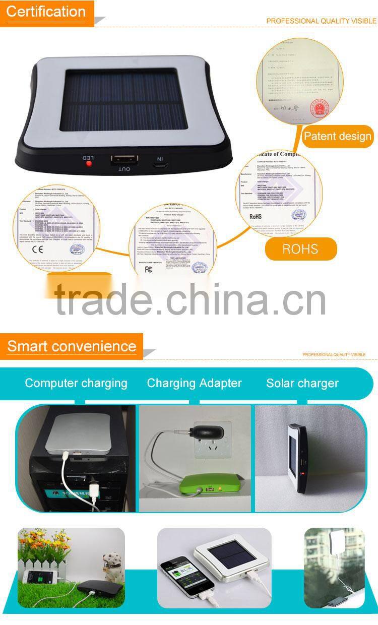 alibaba express foldable solar power bank/portable battery charger/foldable power bank