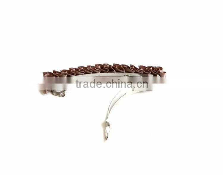 MYLOVE vintage factory women brown ribbon hair accessory