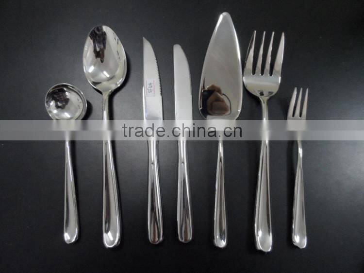 China manufacturer clear mirror polish cutlery set