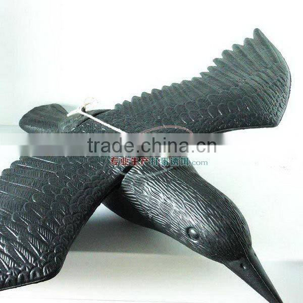 Full body plastic flying crow decoys for hunting