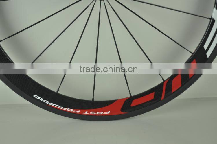 Ultra Light 700C 50mm Clincher Carbon Wheels 23mm width Road Bike Wheels Bicycle Wheelset