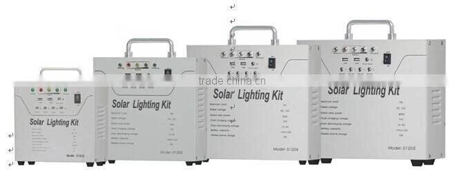 ES0107 Hot Led Mini 10W Portable DC solar Lighting kit for wholesale