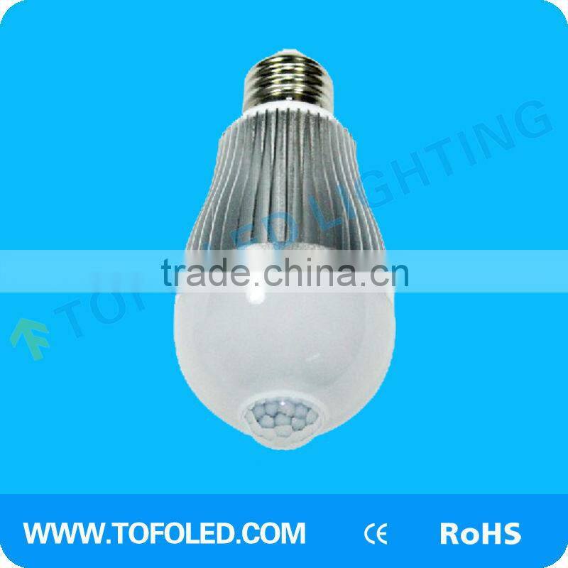 factory sale E27 5w outdoor light sensor bulb