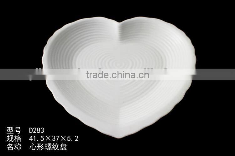 2015 hot selling manufacter wholeasle OEM colorful food plastic personalized melamine corelle plates