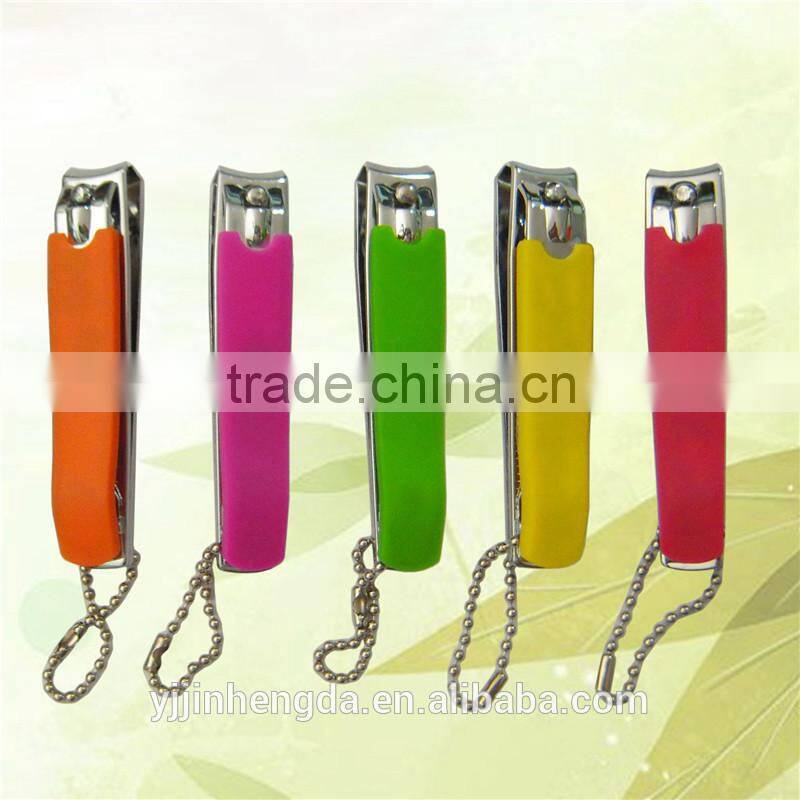 Practical silicon nail clipper with chain