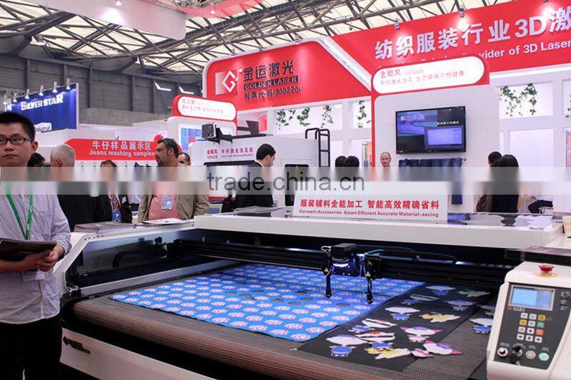 Laser Cutting Machine Embroidery Industry/Co2 Laser Cutter Fabrics
