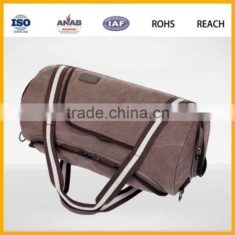 2016 Best Selling Canvas Leisure Bag Foldable travelling luggage Bag