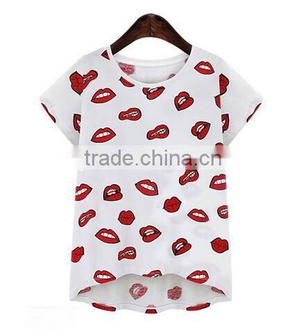 off-shoulder t shirt new fashion design girls t shirt sexy young girls t-shirt OEM&ODM factory latest design Fashion t shirts