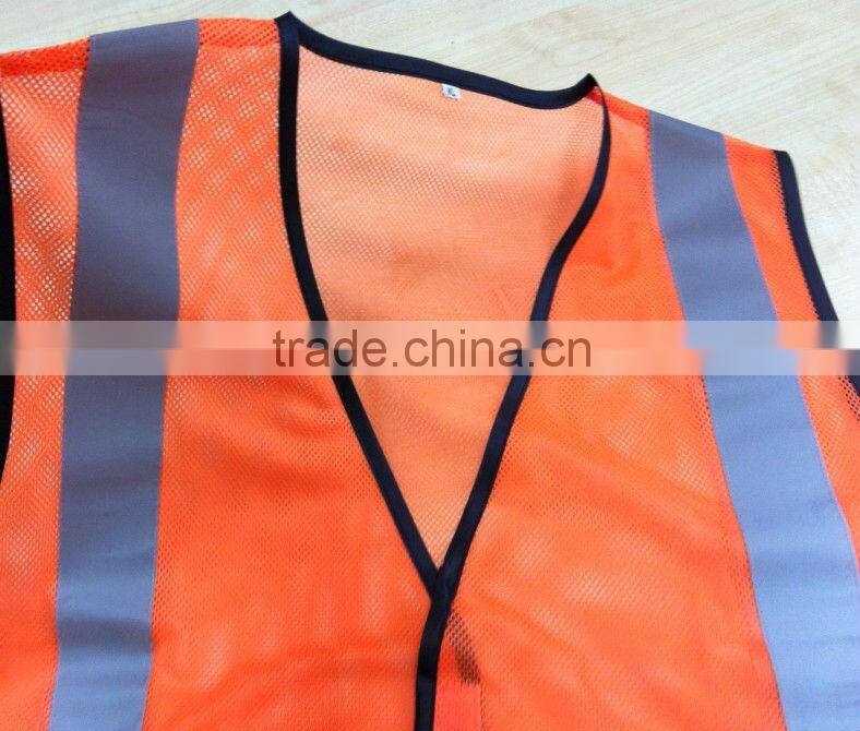 reflective safety vest/polyester hi-vis vest/cheap reflective vest