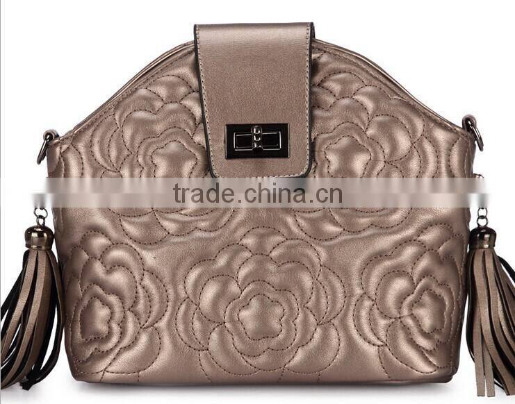 New Products For home-use fashion embossed shoulder bags for women
