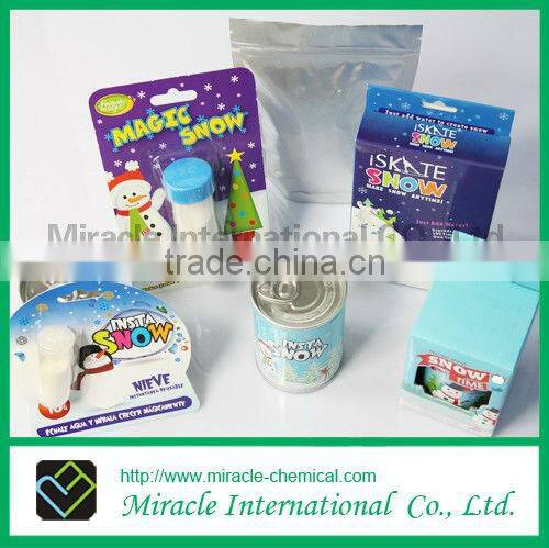Artificial Fake Expanding Instant Snow Powder For Christmas Decoration