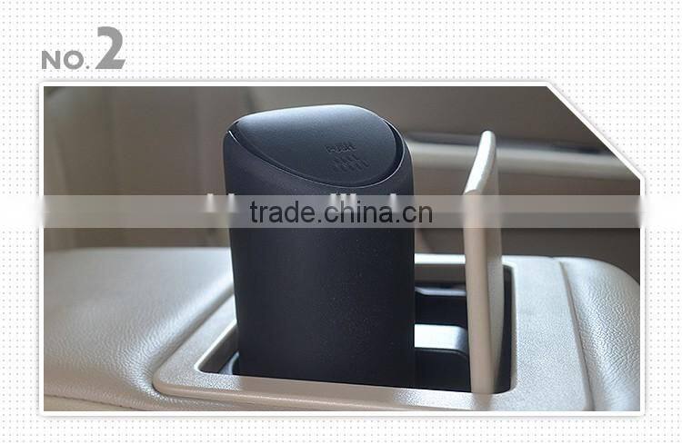 Newest universal use auto accessory car garbage bin with soft silicon