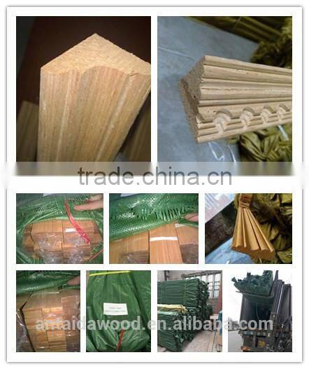 Engineered teak corner moulding from Linyi ATD wood