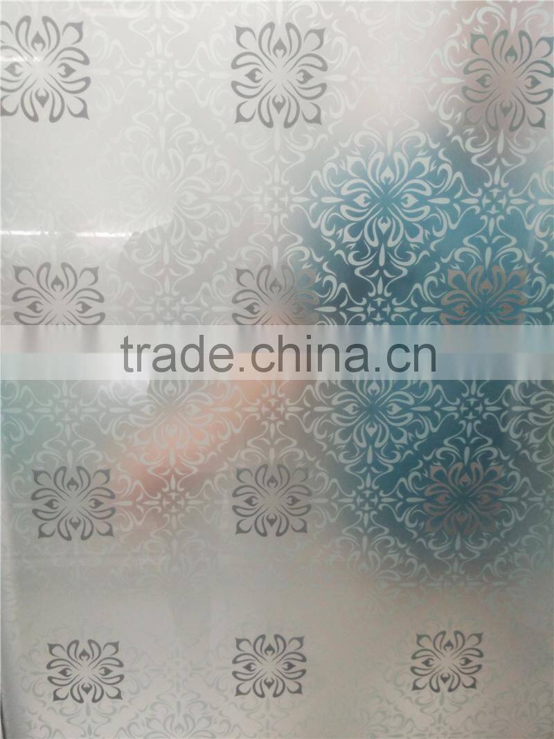 biggest art glass factories in china 4mm shower Art Glass