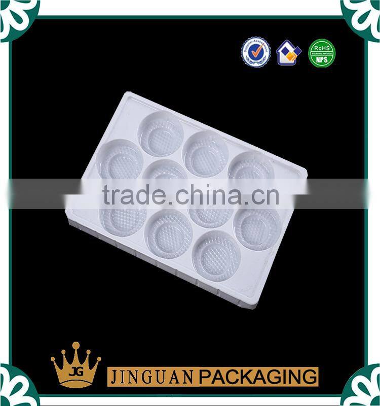 White Cream Non-transparent Kids Toy Packaging Tray Holder