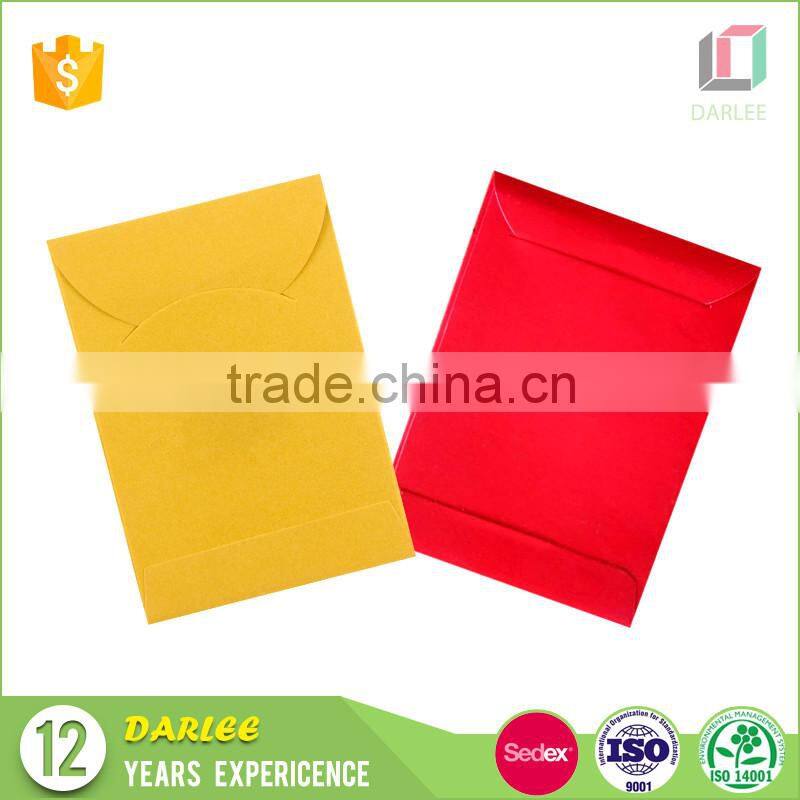 2017 China factory hot foil stamping chinese new year mini pocket