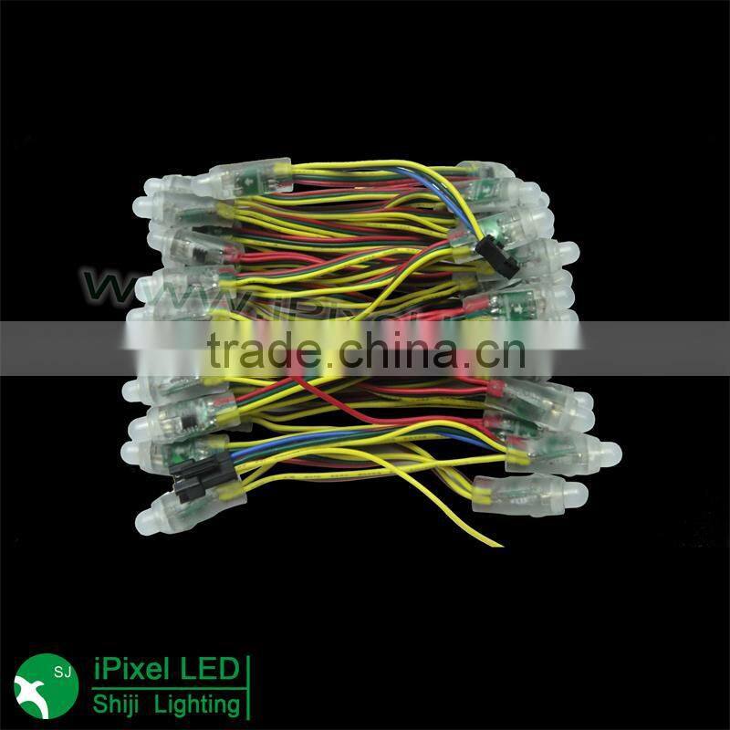 arduino ws2801 rgb mini 12mm diameter pixel led 50pcs sd controller