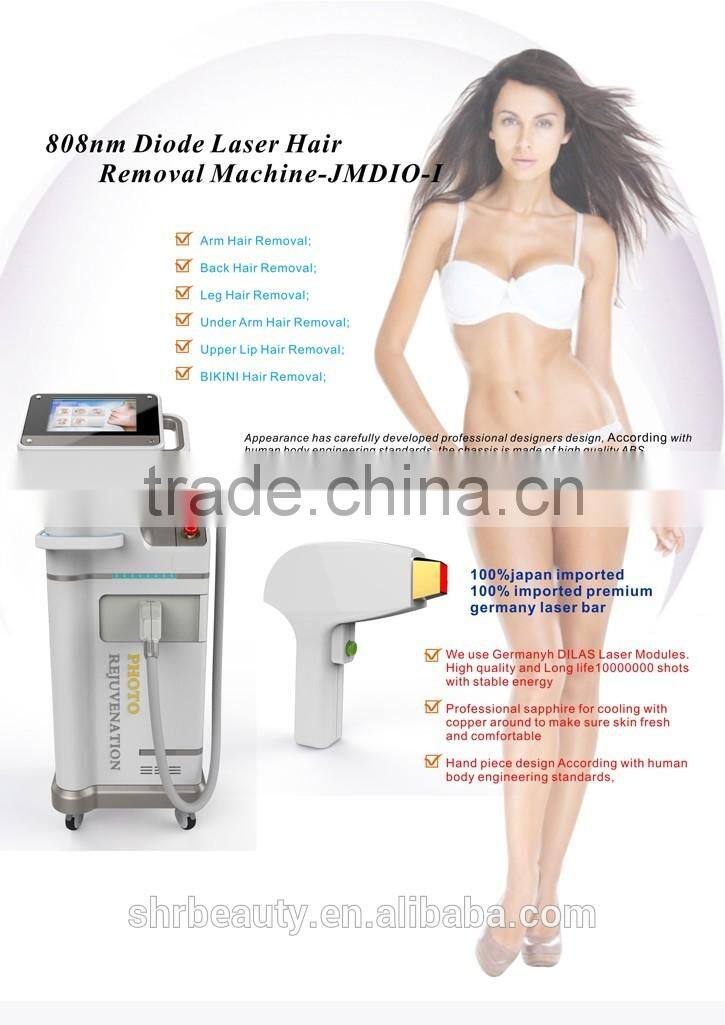 Proffessional Painless 808nm Laser Hair Removal Machine