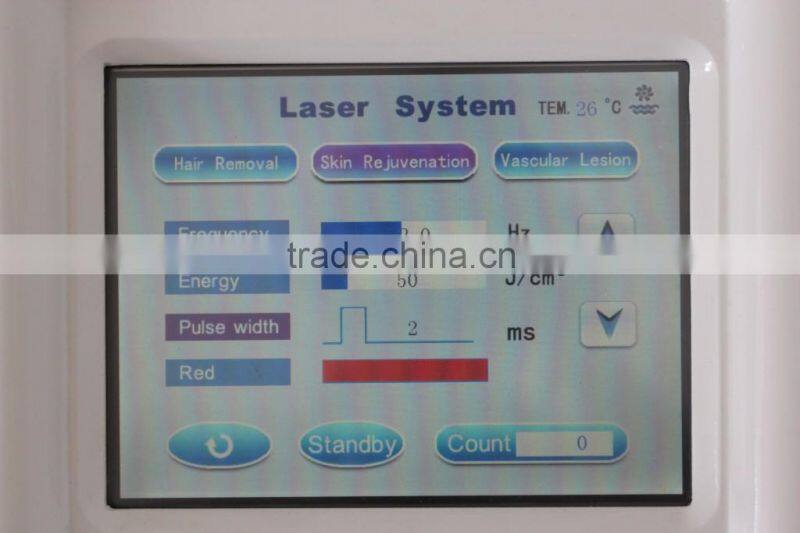 1064nm Nd. Yag laser permanent hair reduction machine with semiconductor cooling head PC03