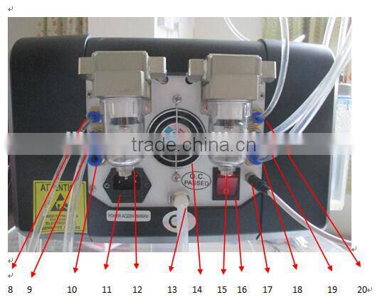 facial jet peel machine and diamond tip microdermabrasion machines