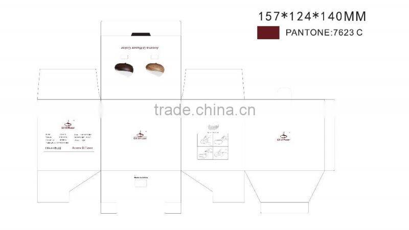 300ml Aroma Essential Oil Diffuser,New Wood Grain Ultrasonic Cool Mist