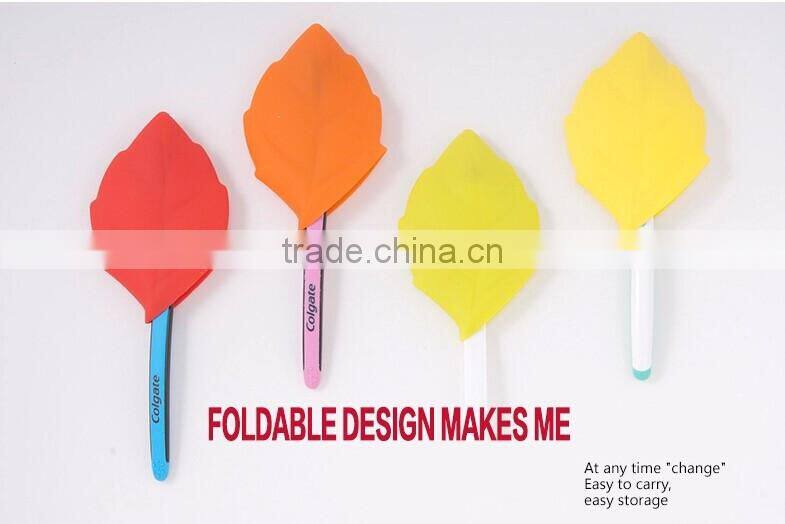 FDA/LFGB collapsible silicone cheap travel toothbrush cup