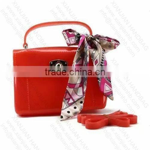 2016 Summer Elegant PVC Silicone Handbags for young lady (BGJB015)