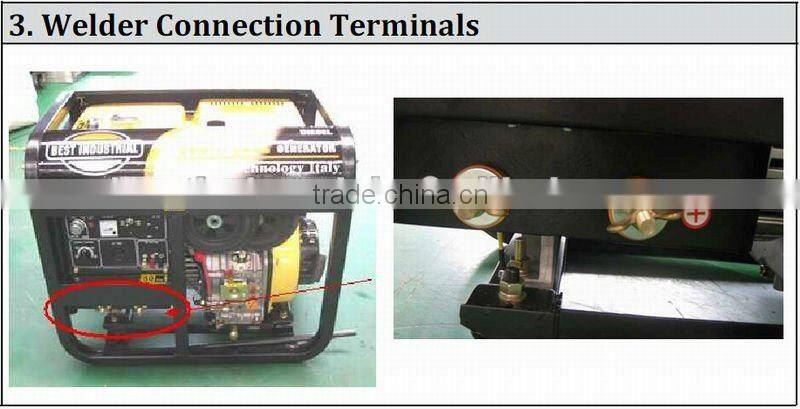 Best Seller!!! Max.Current 190A Open welder diesel generator